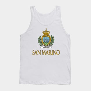 San Marino - Coat of Arms Design Tank Top